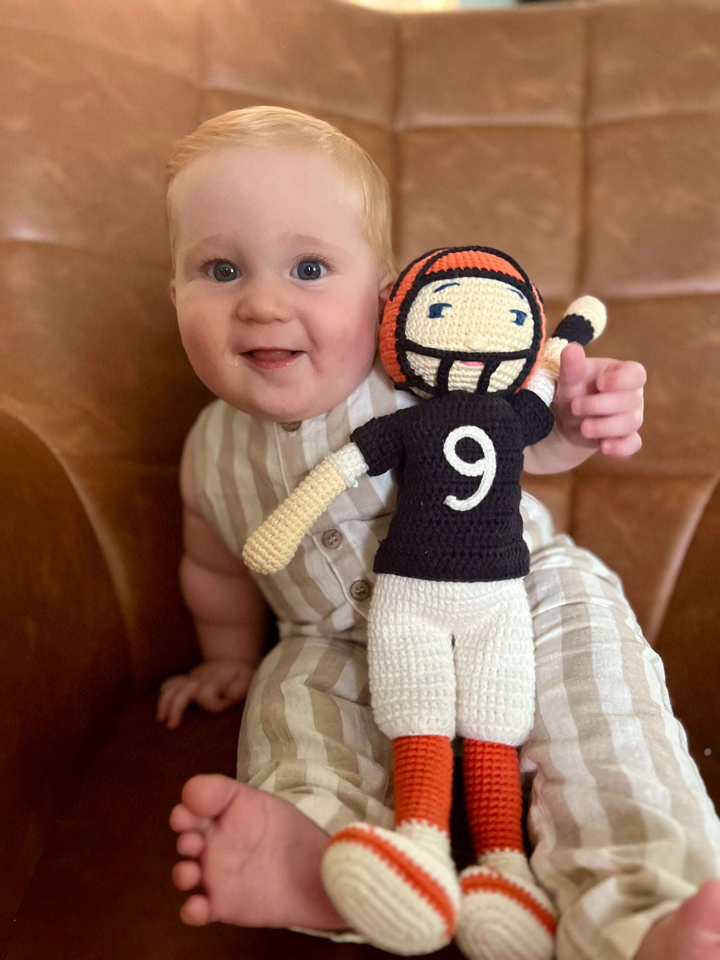 #9 Cincinnati Football Doll
