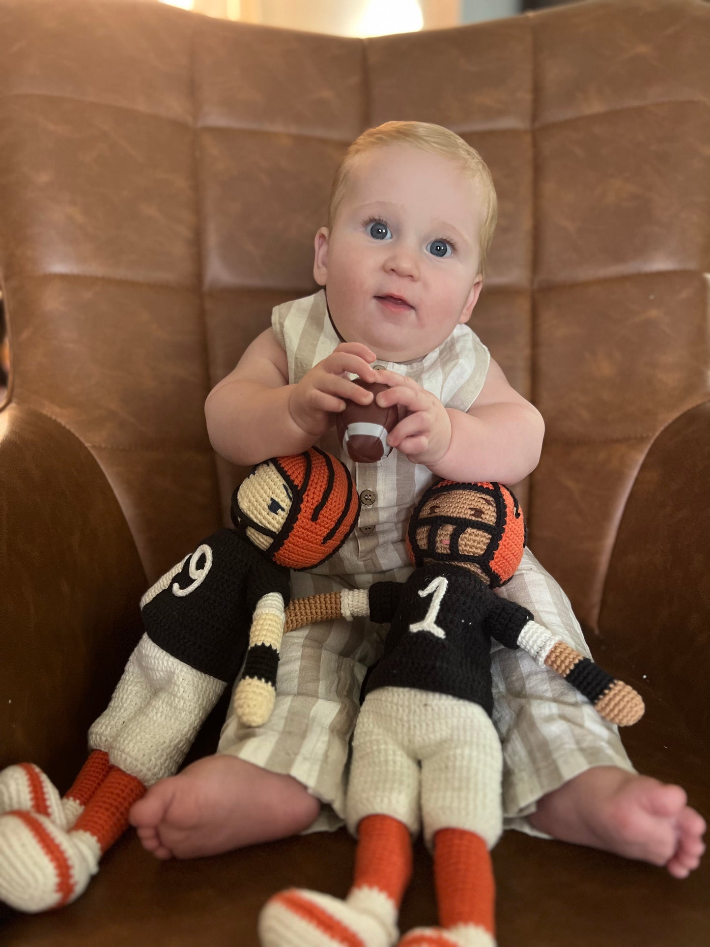 Cincinnati Football Doll Bundle (#9 & #1)