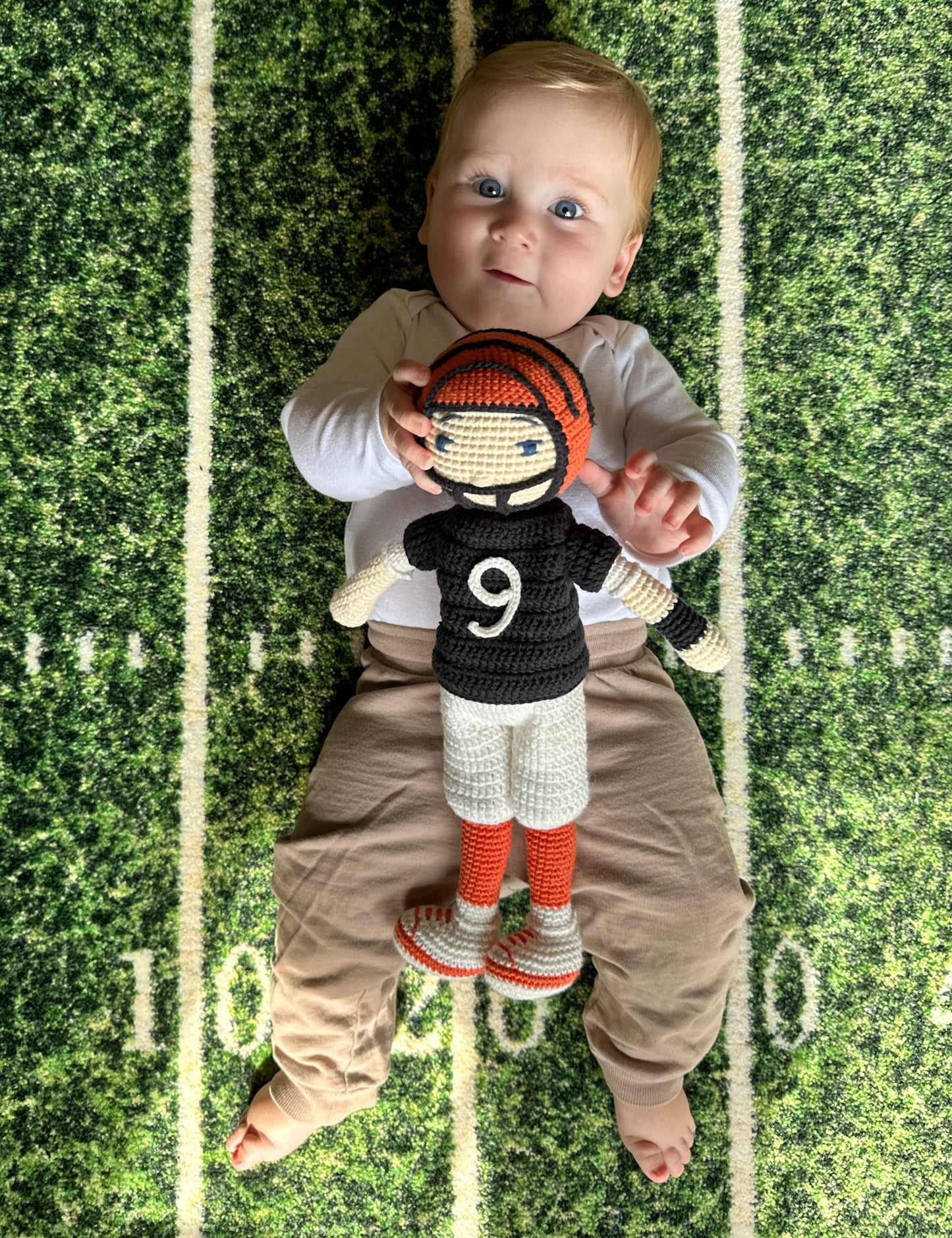 #9 Cincinnati Football Doll