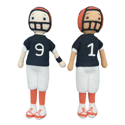 Cincinnati Football Doll Bundle (#9 & #1)