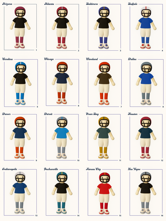 Custom Football Doll
