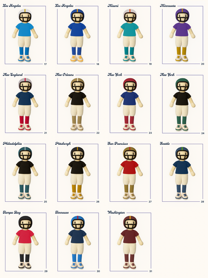 Custom Football Doll